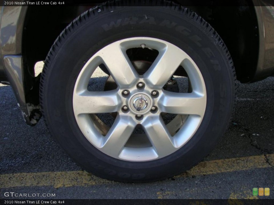 2010 Nissan Titan LE Crew Cab 4x4 Wheel and Tire Photo #42754538