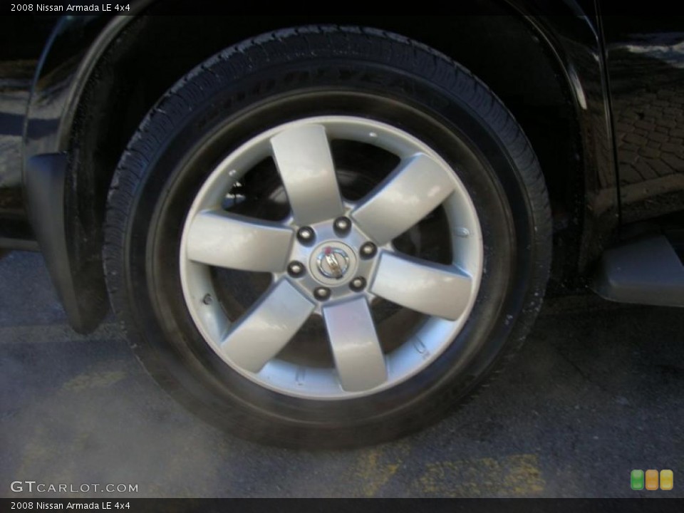 2008 Nissan Armada LE 4x4 Wheel and Tire Photo #42757332