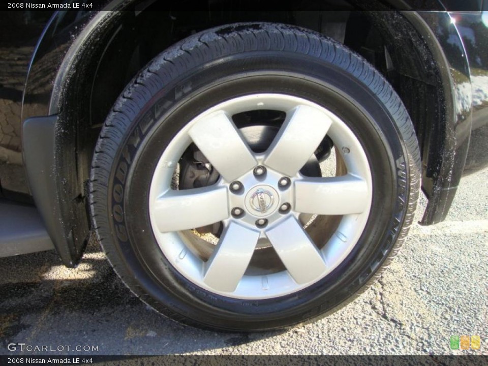 2008 Nissan Armada LE 4x4 Wheel and Tire Photo #42757344
