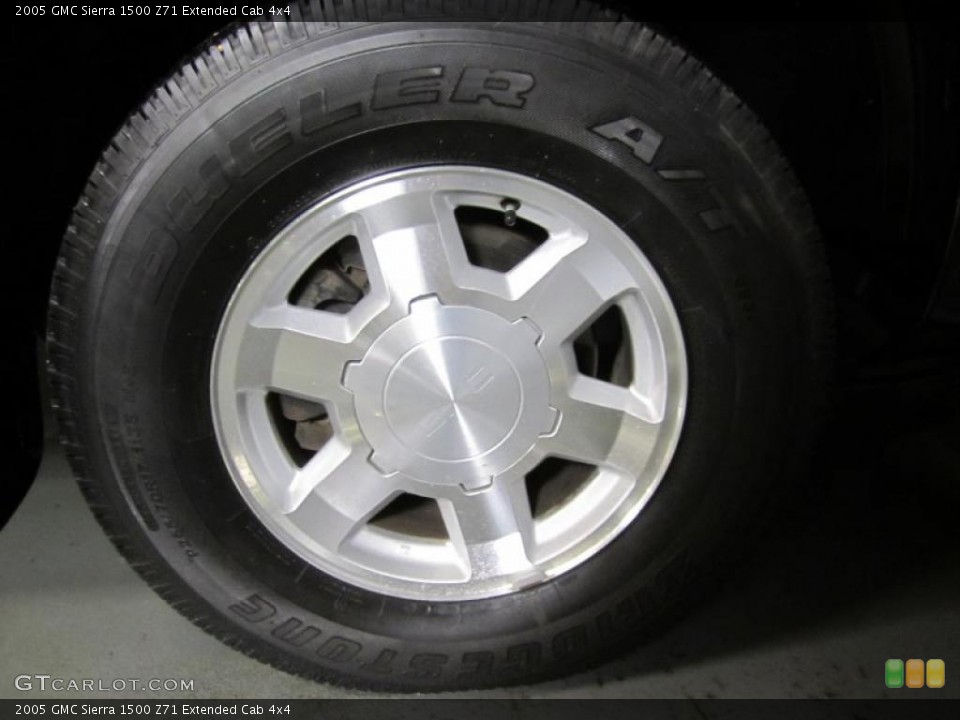 2005 GMC Sierra 1500 Z71 Extended Cab 4x4 Wheel and Tire Photo #42760692