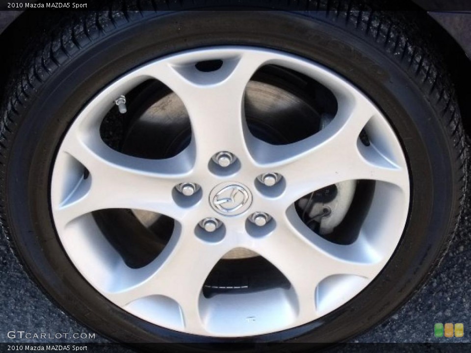 2010 Mazda MAZDA5 Sport Wheel and Tire Photo #42765007