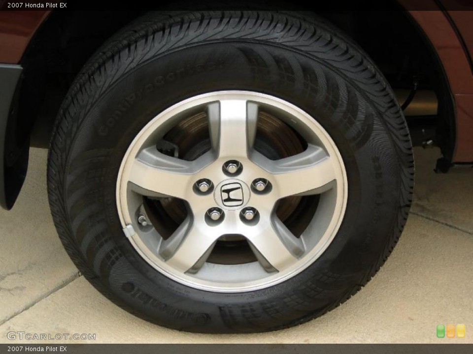 2007 Honda Pilot EX Wheel and Tire Photo #42767660
