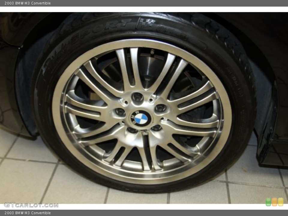 2003 BMW M3 Convertible Wheel and Tire Photo #42781197