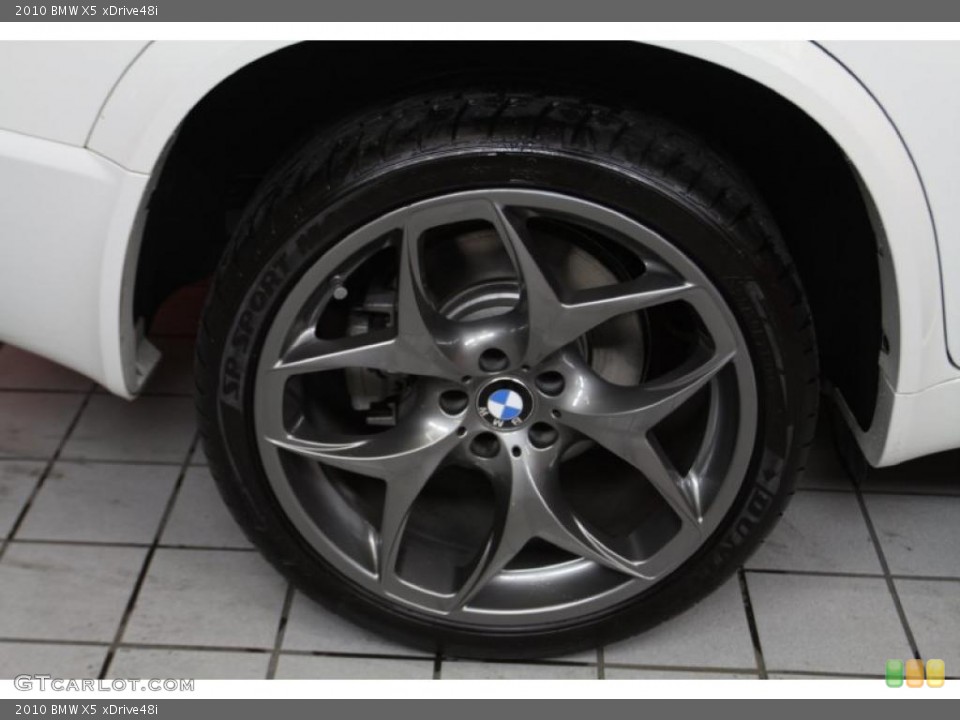 2010 BMW X5 xDrive48i Wheel and Tire Photo #42784453