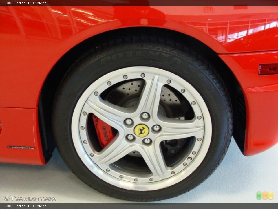 2003 Ferrari 360 Spider F1 Wheel and Tire Photo #42784649