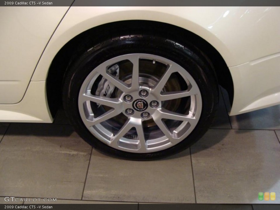 2009 Cadillac CTS -V Sedan Wheel and Tire Photo #42797457