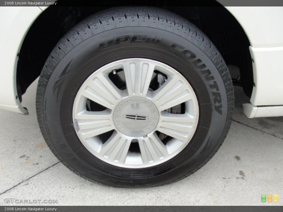 2008 Lincoln Navigator Luxury Wheel and Tire Photo #42798399