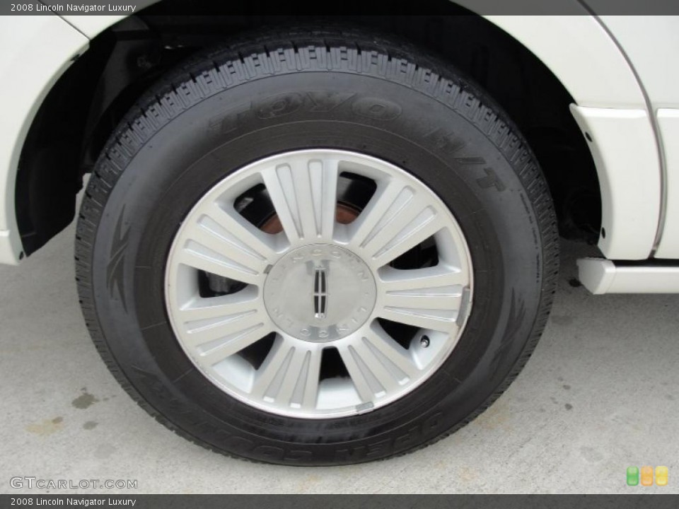 2008 Lincoln Navigator Luxury Wheel and Tire Photo #42798429