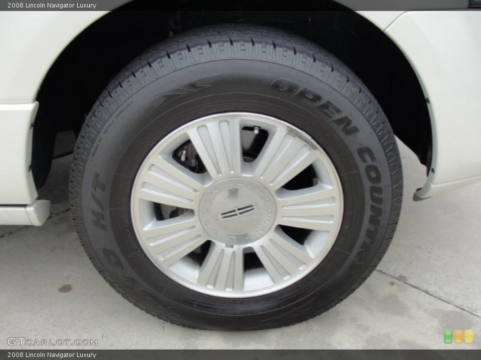 2008 Lincoln Navigator Luxury Wheel and Tire Photo #42798445