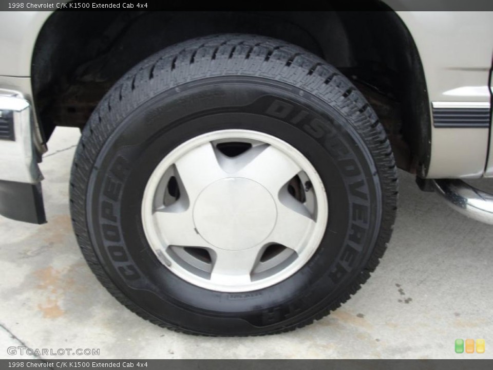 1998 Chevrolet C/K K1500 Extended Cab 4x4 Wheel and Tire Photo #42799877