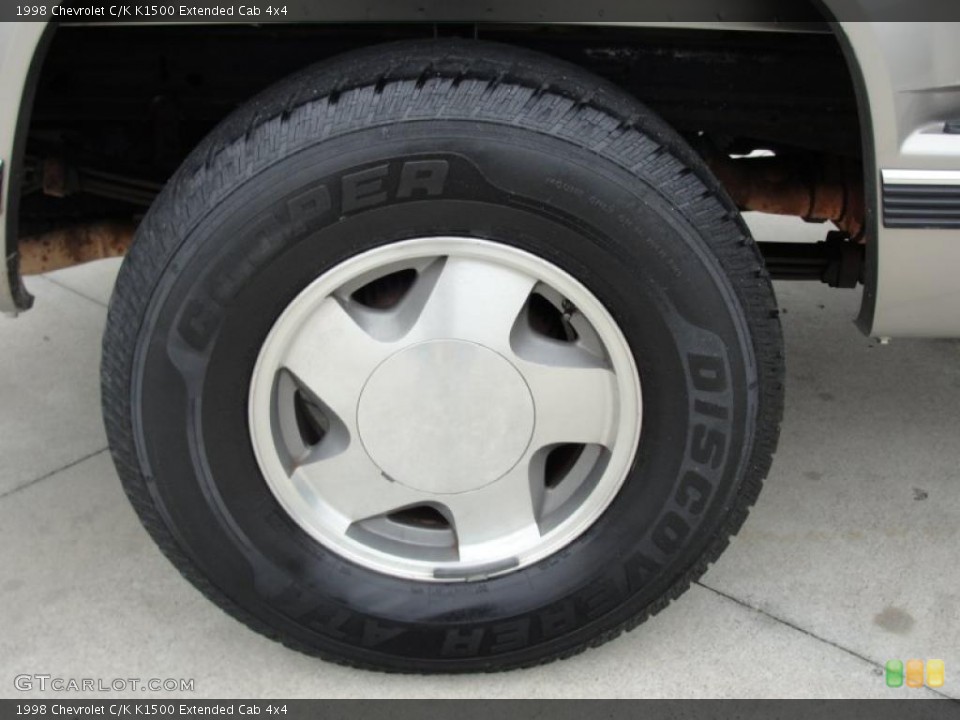 1998 Chevrolet C/K K1500 Extended Cab 4x4 Wheel and Tire Photo #42799905