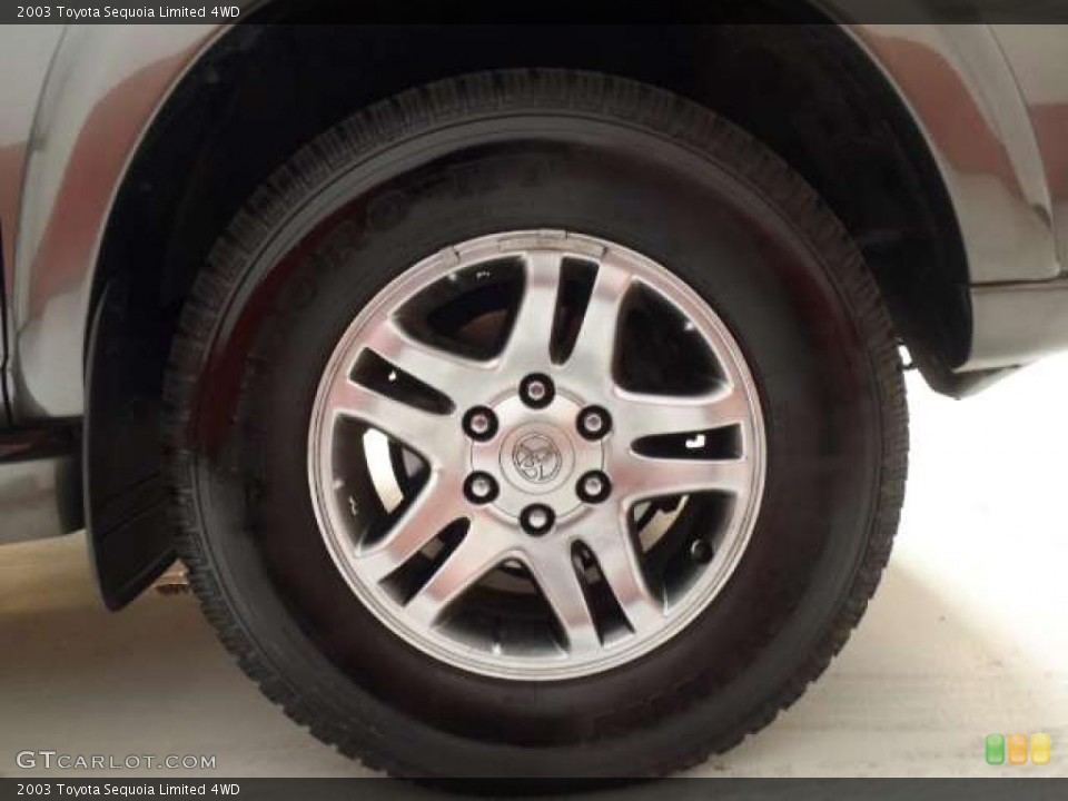 2003 Toyota Sequoia Limited 4WD Wheel and Tire Photo #42810077