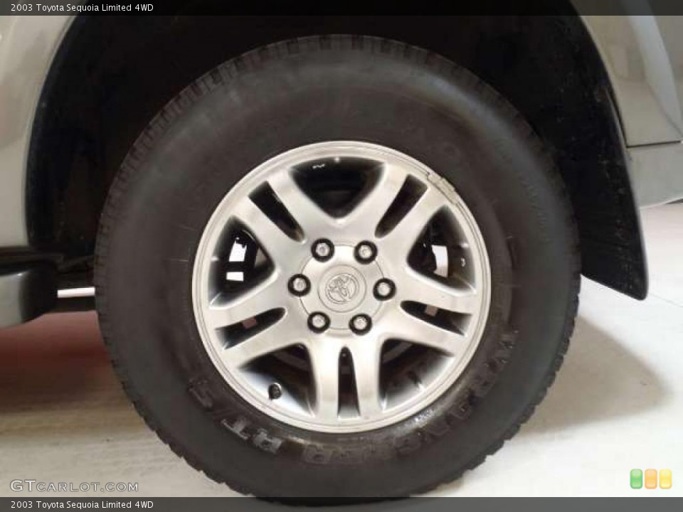 2003 Toyota Sequoia Limited 4WD Wheel and Tire Photo #42810109