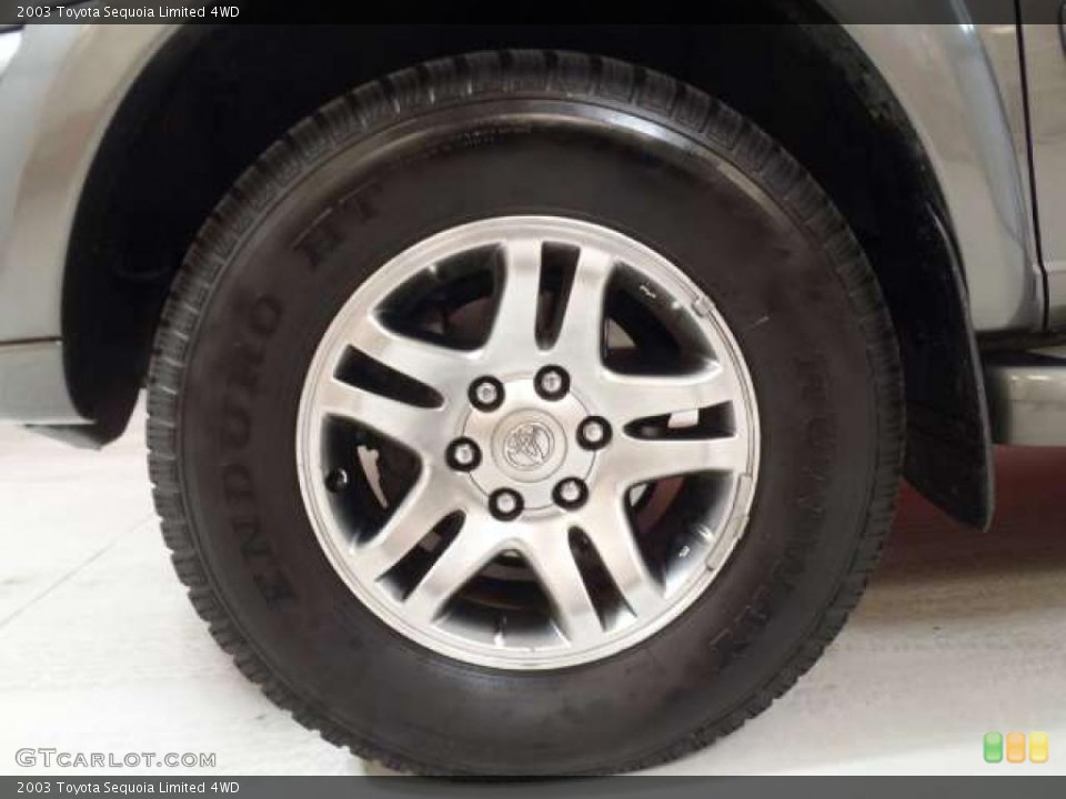 2003 Toyota Sequoia Limited 4WD Wheel and Tire Photo #42810125