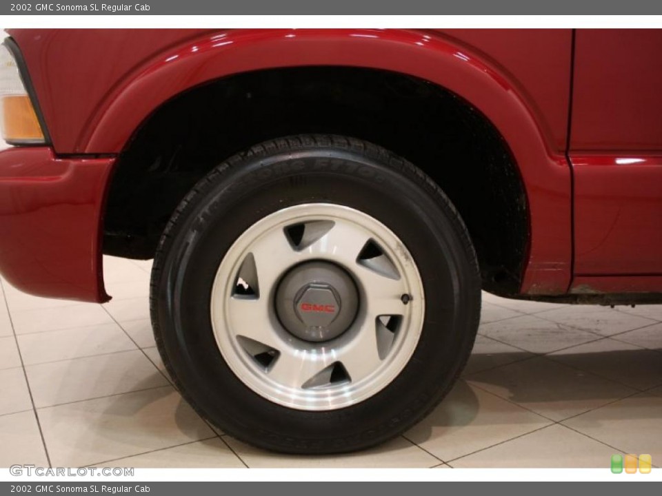 2002 GMC Sonoma SL Regular Cab Wheel and Tire Photo #42812813