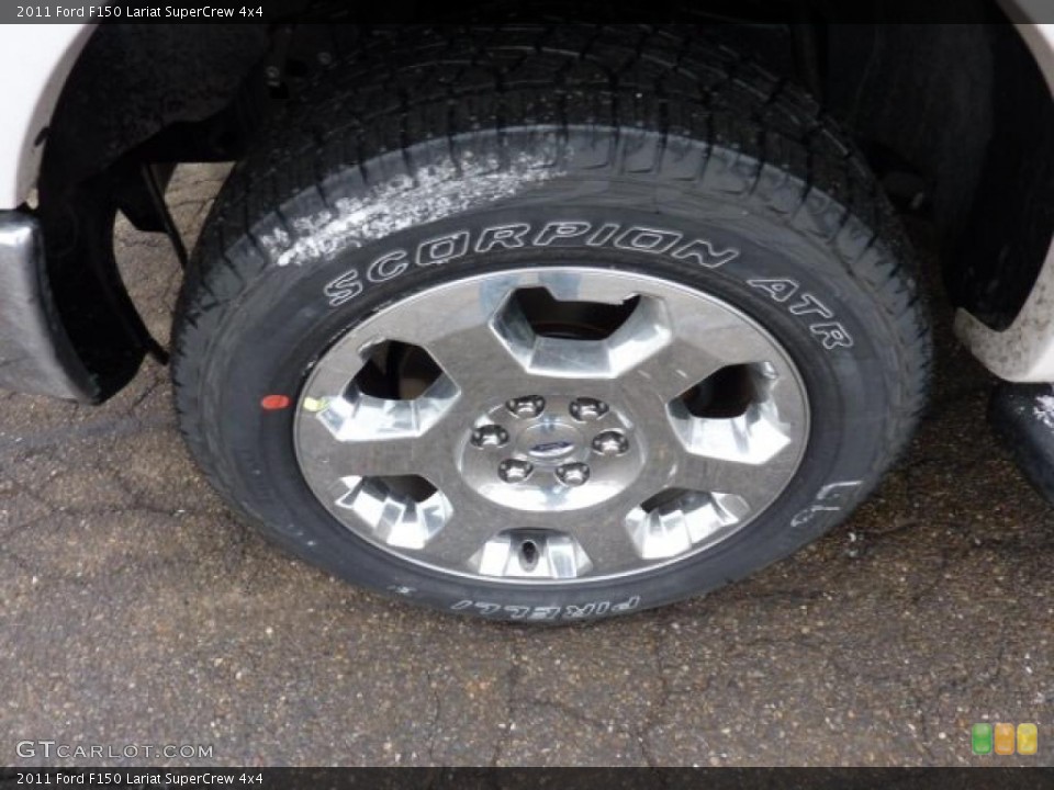 2011 Ford F150 Lariat SuperCrew 4x4 Wheel and Tire Photo #42826911