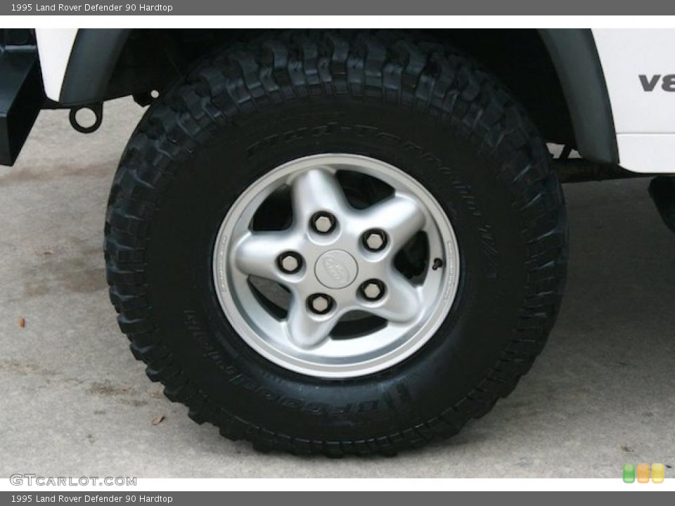 1995 Land Rover Defender 90 Hardtop Wheel and Tire Photo #42827290