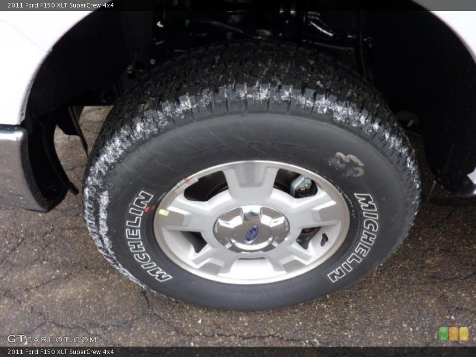 2011 Ford F150 XLT SuperCrew 4x4 Wheel and Tire Photo #42828178