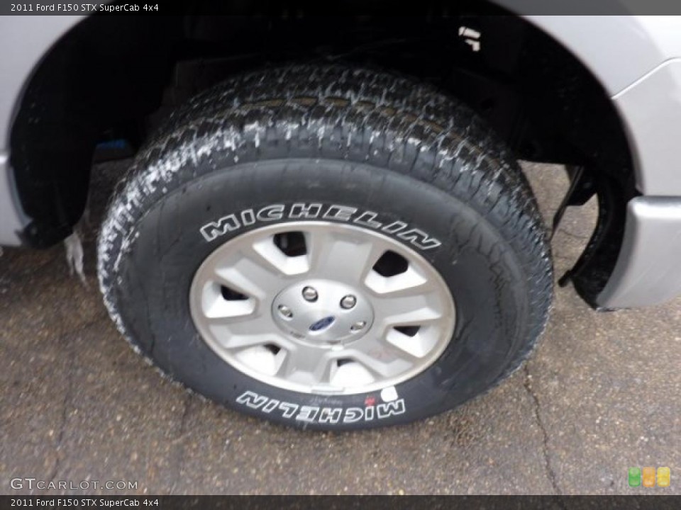 2011 Ford F150 STX SuperCab 4x4 Wheel and Tire Photo #42828994