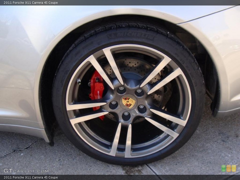 2011 Porsche 911 Carrera 4S Coupe Wheel and Tire Photo #42844864