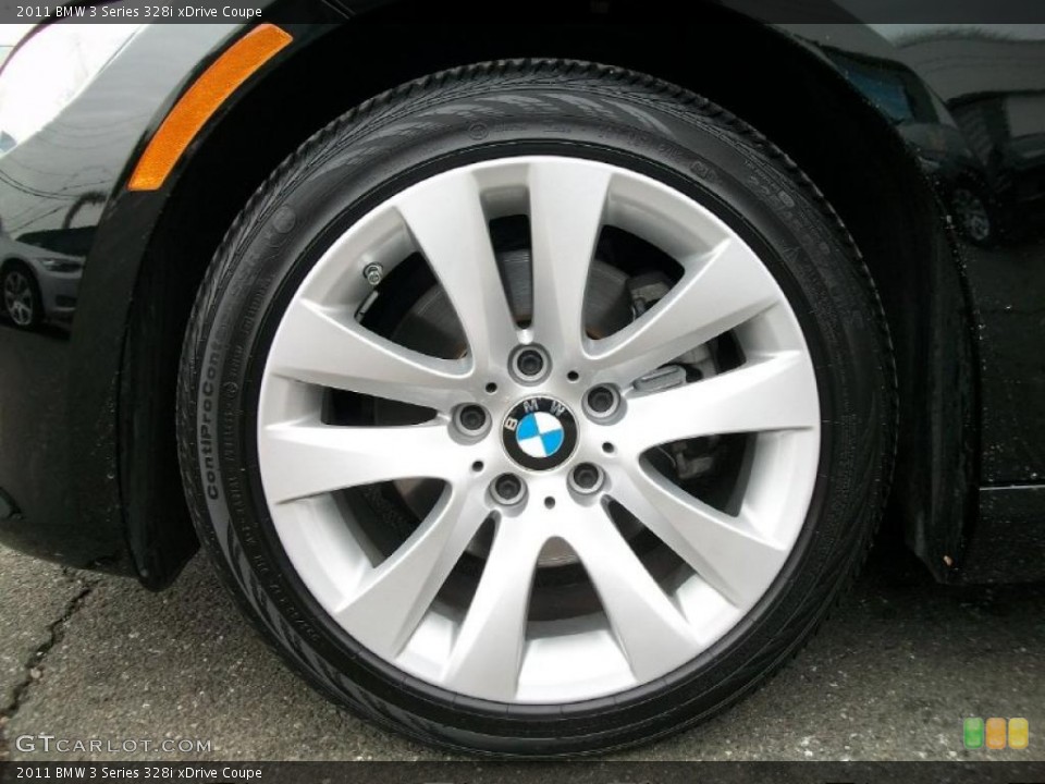 2011 BMW 3 Series 328i xDrive Coupe Wheel and Tire Photo #42850564