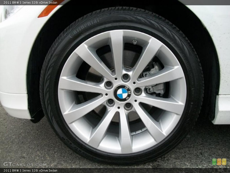 2011 BMW 3 Series 328i xDrive Sedan Wheel and Tire Photo #42851146
