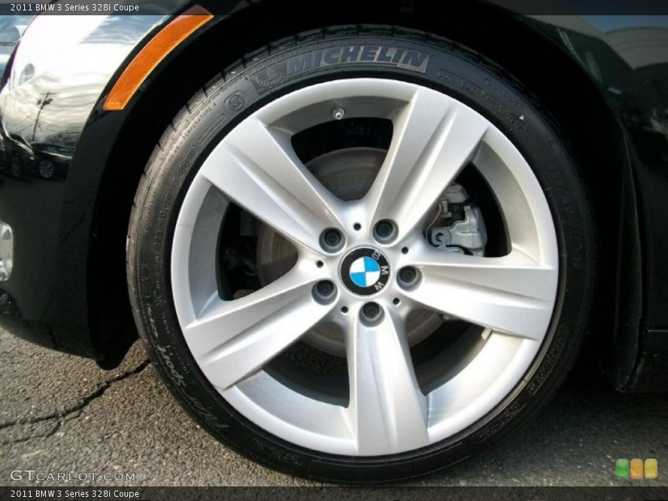 2011 BMW 3 Series 328i Coupe Wheel and Tire Photo #42854546
