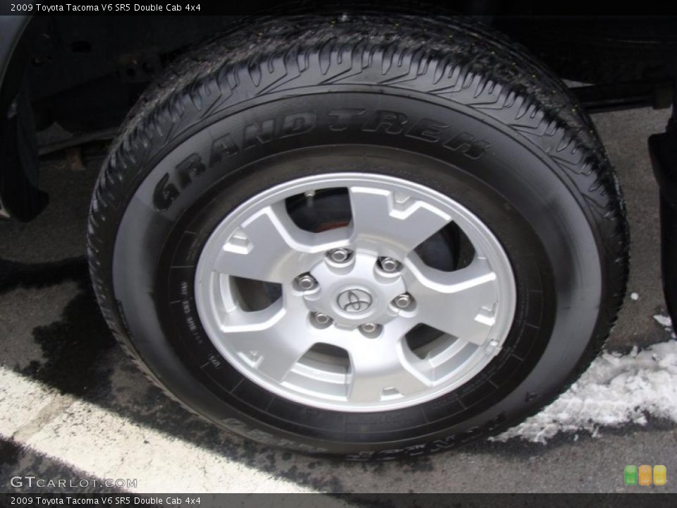 2009 Toyota Tacoma V6 SR5 Double Cab 4x4 Wheel and Tire Photo #42860262