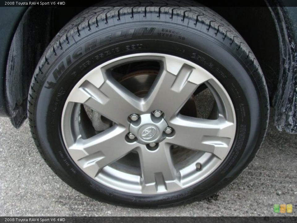 2008 Toyota RAV4 Sport V6 4WD Wheel and Tire Photo #42860590