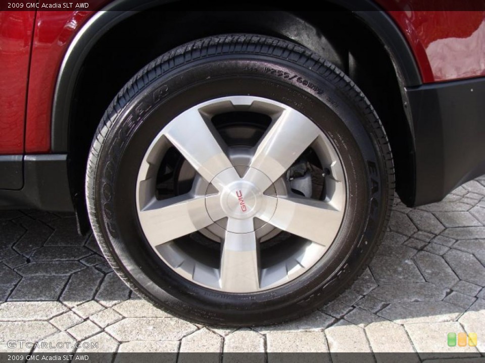 2009 GMC Acadia SLT AWD Wheel and Tire Photo #42863574