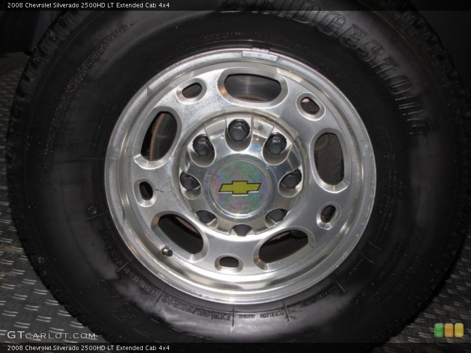 2008 Chevrolet Silverado 2500HD LT Extended Cab 4x4 Wheel and Tire Photo #42876327