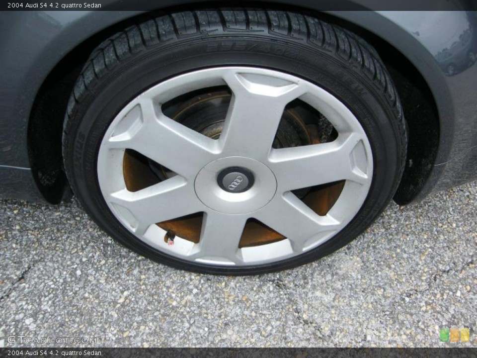 2004 Audi S4 4.2 quattro Sedan Wheel and Tire Photo #42878477