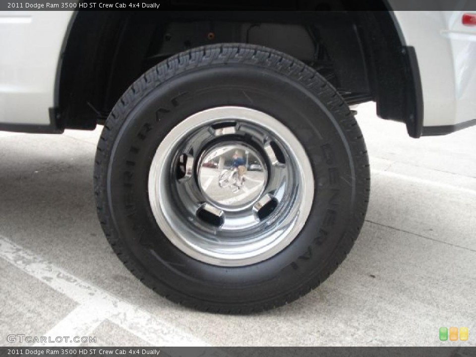 2011 Dodge Ram 3500 HD ST Crew Cab 4x4 Dually Wheel and Tire Photo #42879280