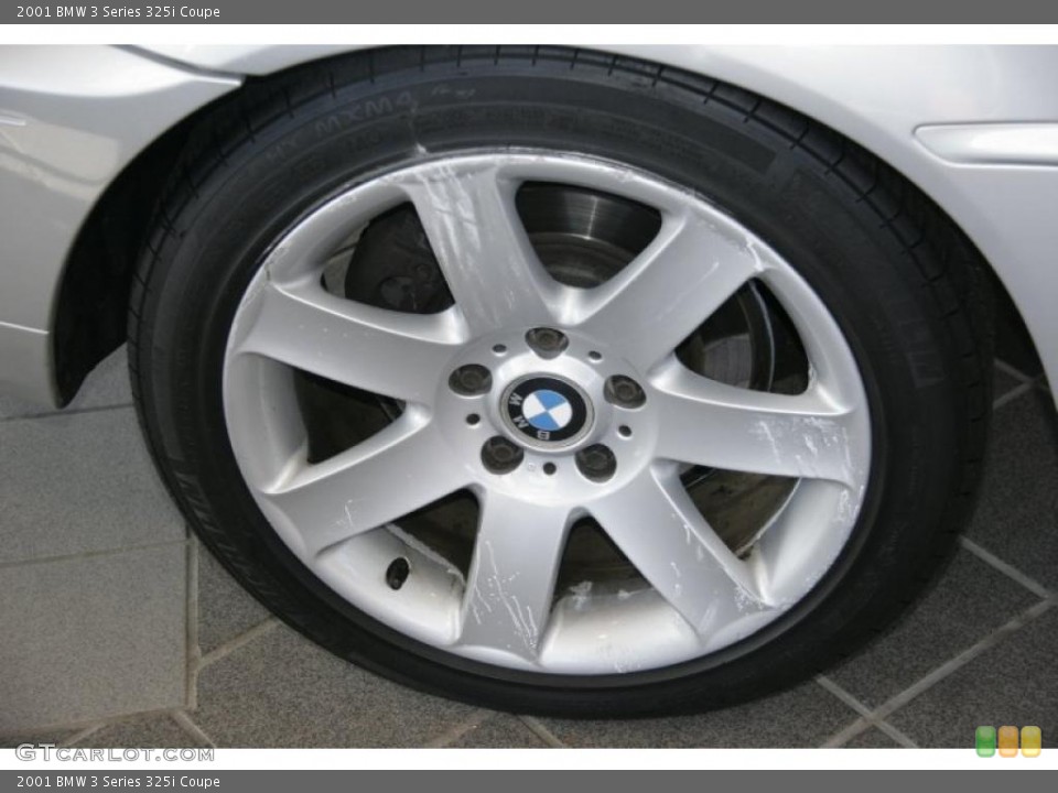 2001 BMW 3 Series 325i Coupe Wheel and Tire Photo #42880580