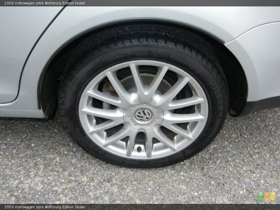 2009 Volkswagen Jetta Wolfsburg Edition Sedan Wheel and Tire Photo #42882380