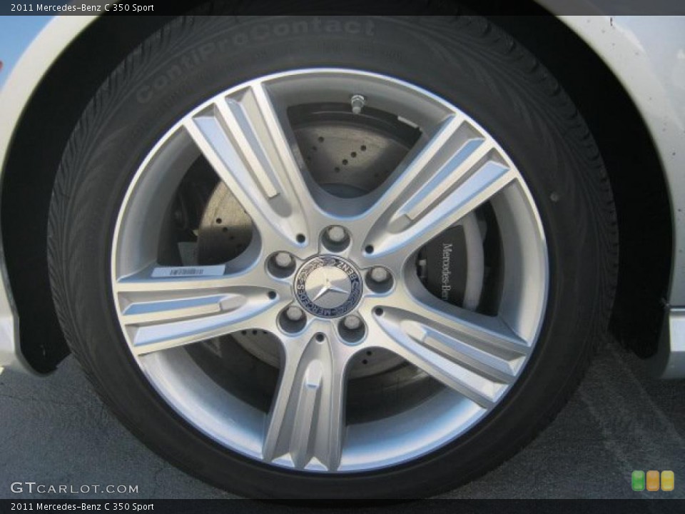 2011 Mercedes-Benz C 350 Sport Wheel and Tire Photo #42886405