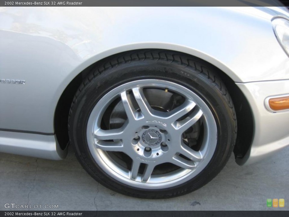 2002 Mercedes-Benz SLK 32 AMG Roadster Wheel and Tire Photo #42887085