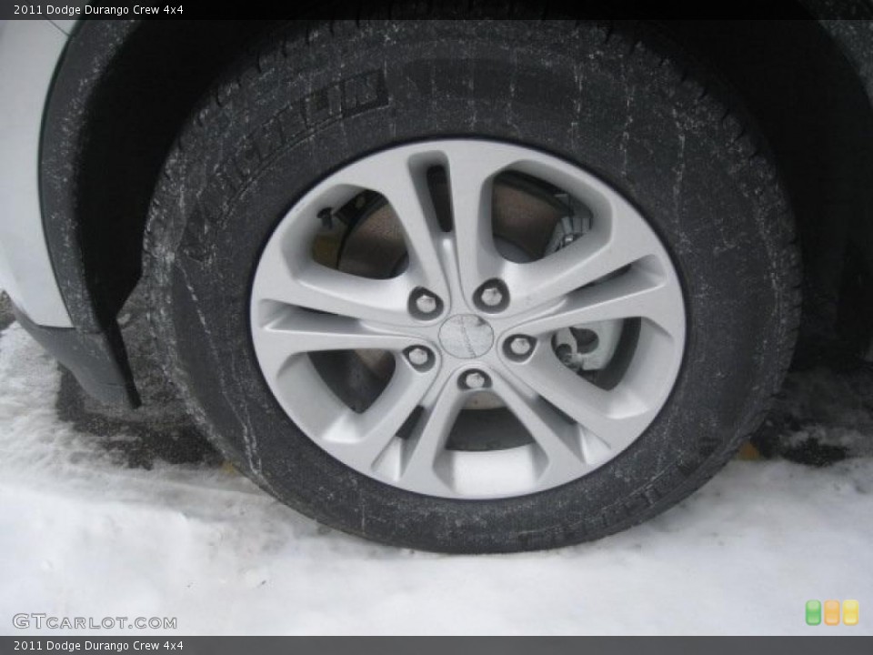 2011 Dodge Durango Crew 4x4 Wheel and Tire Photo #42889517