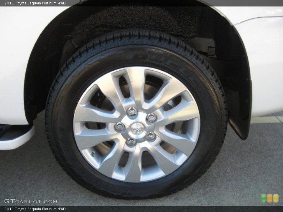 2011 Toyota Sequoia Platinum 4WD Wheel and Tire Photo #42894665