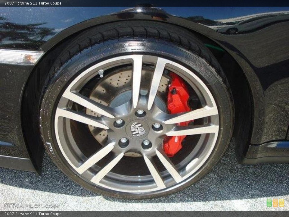 2007 Porsche 911 Turbo Coupe Wheel and Tire Photo #42905669