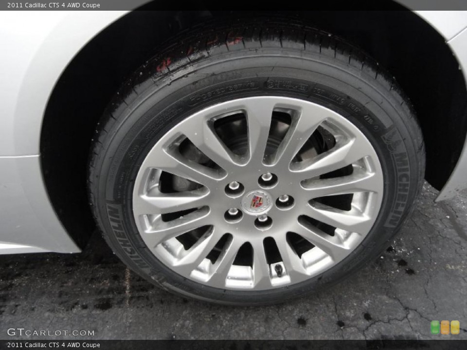 2011 Cadillac CTS 4 AWD Coupe Wheel and Tire Photo #42911937