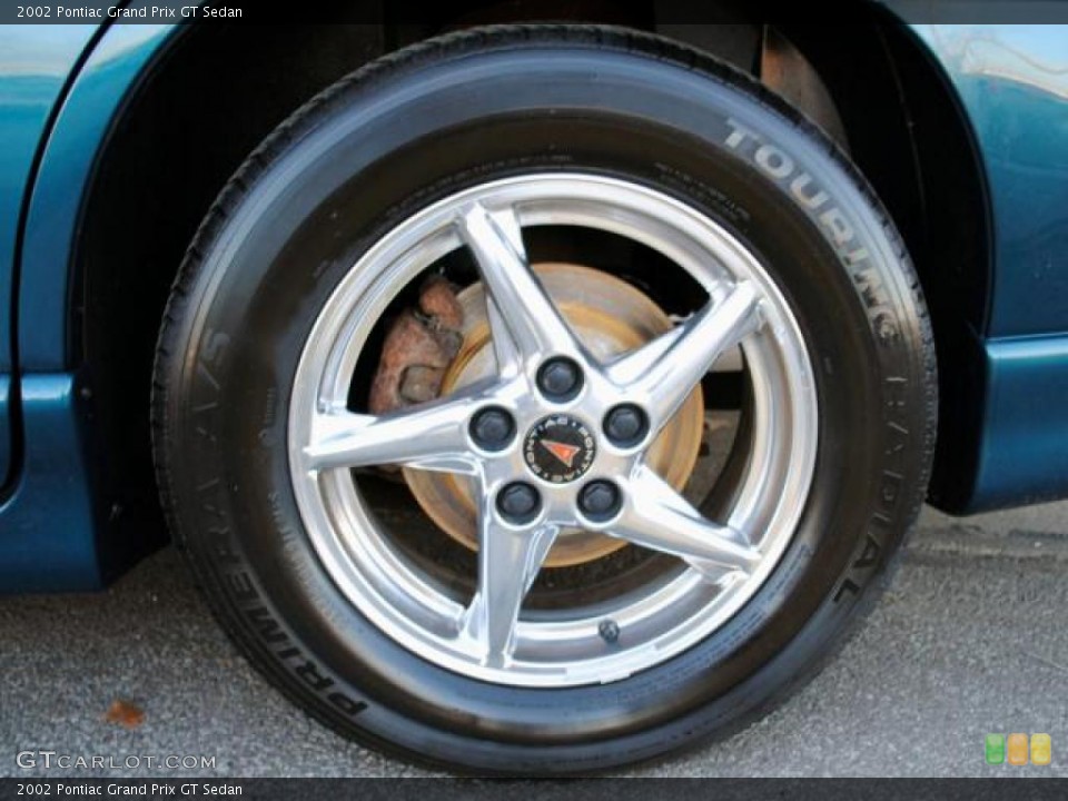 2002 Pontiac Grand Prix GT Sedan Wheel and Tire Photo #42926588