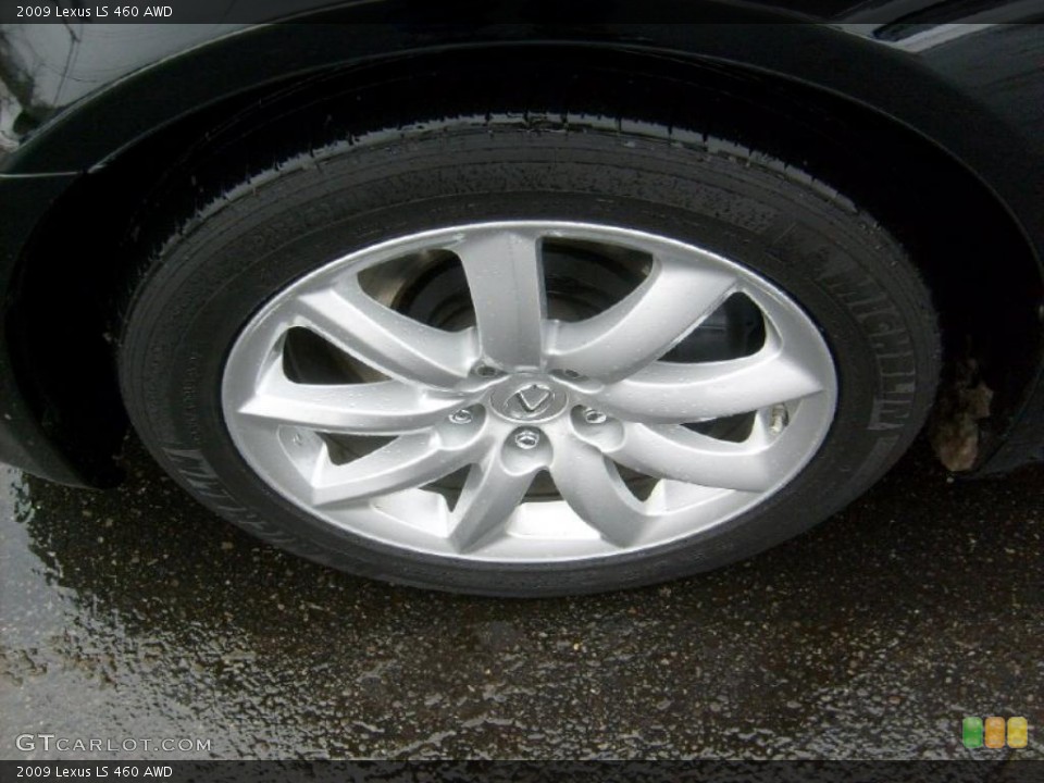 2009 Lexus LS 460 AWD Wheel and Tire Photo #42929163