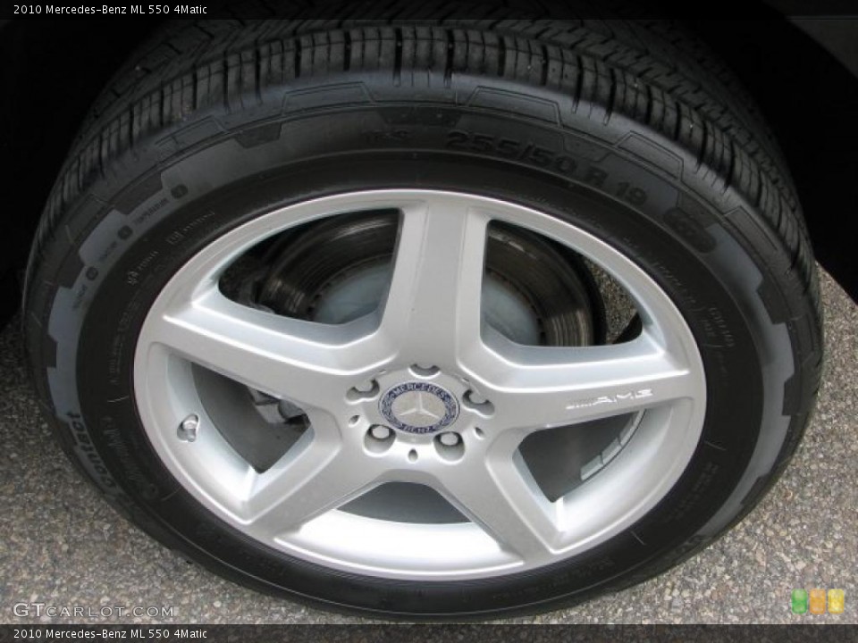 2010 Mercedes-Benz ML 550 4Matic Wheel and Tire Photo #42938223
