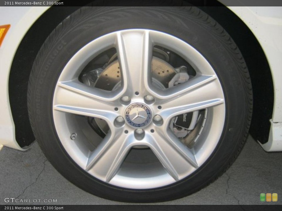 2011 Mercedes-Benz C 300 Sport Wheel and Tire Photo #42939075