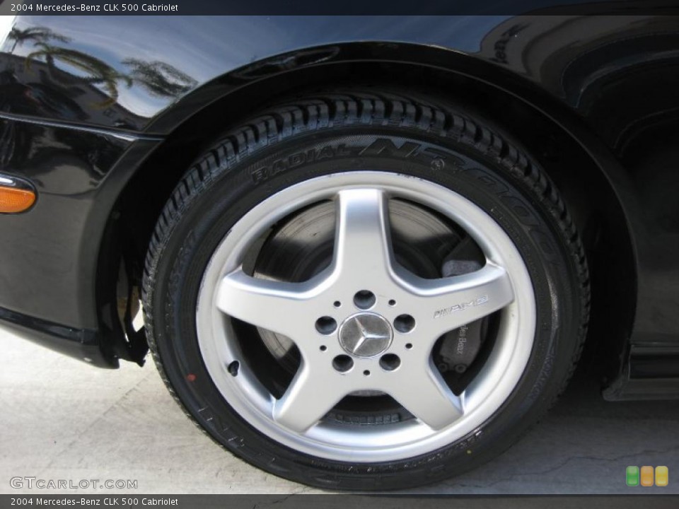 2004 Mercedes-Benz CLK 500 Cabriolet Wheel and Tire Photo #42939463