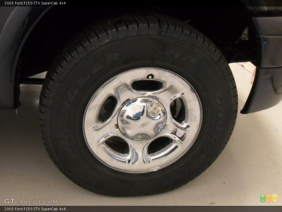 2003 Ford F150 STX SuperCab 4x4 Wheel and Tire Photo #42945683