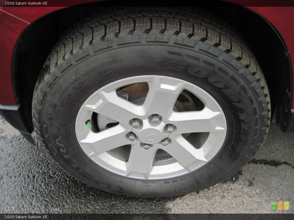2009 Saturn Outlook XE Wheel and Tire Photo #42946739
