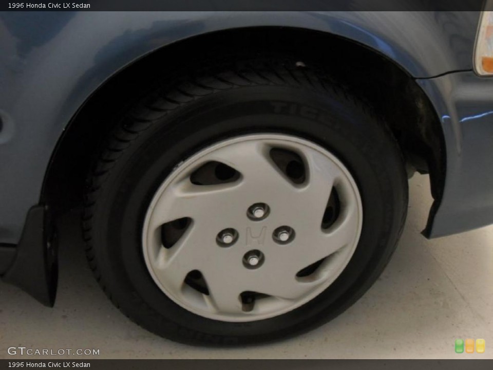 1996 Honda Civic LX Sedan Wheel and Tire Photo #42947151