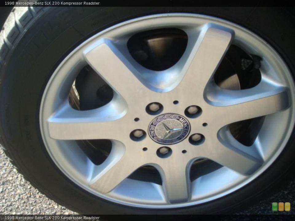 1998 Mercedes-Benz SLK 230 Kompressor Roadster Wheel and Tire Photo #42951403